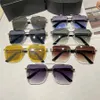 Translucent Designer Sunglass Fashion Cool Sunglasses Women Men Sun glass Triangle Sign Goggle Adumbral 6 Color Option Nightclub Eyeglasses