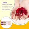 False Nails 1/2/3 Coffin Fake Nail Fashionable Artificial Press-on Fingernails Full Cover Removable Adjustable Manicure Stickers Type 25