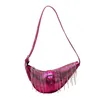 The latest explosive street sense shoulder bag fashion everything underarm bag saddle bag