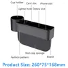 Car Organizer 2X 2-In-1 Seat Space Storage Pockets Auto Stowing Tidying For Cup Holder Storage/Wallet/Key
