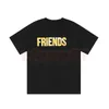Męskie koszulki mody przyjaciele T Shirt Mężczyźni Kobiety Hip Hop Pomarańczowe krótkie rękawy Męskie Tees Rozmiar S-XL2769