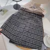 Jupes bureau coréen femmes Mini jupe dames hiver automne mode Harajuku taille haute mince a-ligne ceinture Plaid jupe Streetwear 230508
