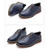 Men Flats hoogwaardige casual nieuwe echte lederen platte schoenen mannen Oxford mode veterschoenen werk schoen Sapatos