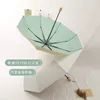 Paraslas kieszeń 3-krotny słoneczny parasol Dwukasowy przenośny przenośny deszcz i filta przeciwsłoneczne UV Mini parasol 230508