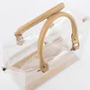 Bag Luggage Making Materials Fashion Leather Shoulder Strap Handmade PVC Accessories Set for Women DIY Handbag Clear Tote 230508