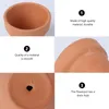 Planters krukor 10st 45x4cm Small Mini Terracotta Pot Clay Ceramic Pottery Planter Flower Pots Succular Nursery Potts Bra för växter Hantverk 230508