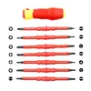 Screwdrivers Insulated Screwdriver Set Screw Driver Bit Magnetic Phillips Slotted Screwdrivers Screw Holder for Electrician 230508