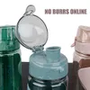 زجاجة مياه بلاستيكية جديدة 500 مل من زجاجة BPA مجانية في الهواء الطلق كوب مياه مياه القدح طالب محمولة مع أداة شرب المقبض