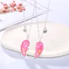 Collane con ciondolo Simpatica catena magnetica a forma di cuore Collana con amici BFF Amicizia Gioielli per bambini Regalo per ragazze