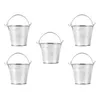 Emballage Cadeau Seau Seaux En Métal Mini Vase Seau Fleur De Bonbons En Acier Inoxydable Seaux Tin Party Petit Jardinière Galvanisé Tinypots Pot De Fer