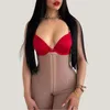 Damen Shapers Fajas Colombianas Double Compression Shapewear mit Bone Flatten Abdomen Body Shaper Tummy Control Waist Trainer Bodysuit