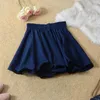 Saias de mulheres elegantes saia de chiffon de cintura alta Summer Sweet Ladies Pleated Mini Skirts Leisure Skirt Skirt 230508