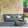 Camp Furniture Outdoor Sofa Courtyard Open-air High-end El Model Room Villa