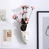 Planters Pots Wall Planter Flower Vase Wall Sculpture Hanging Flowerpot Accent Holders Bar 230508