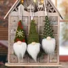 Adornos para árboles de Navidad de fábrica, muñeco de gnomo de peluche, adorno colgante, suministros para fiestas de año nuevo, decoración del hogar