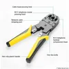 Professional Hand Tool Sets Rj45 Rj11 Rj12 Cat5 Cat5E Portable Lan Network Repair Kit Utp Tester And Plier Crimp Crimper Plug Clamp Dhkaa