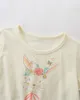 Kız Elbiseleri Küçük Maven Prenses Elbise Yıl için Yaz Çiçek Tavşan Güzel Çocuklar Çocuklar İçin Günlük Elbise 2-7 Yıl 230508