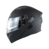 Casques de moto Dot Double visière Casque intégral Capacetes de moto Moto Cascoes avec klaxon