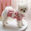 Dog Apparel PETCIRCLE Puppy Clothes Ladies Wool Dress Pet Cat Fit Small Spring And Autumn Cute Costume Cloth Skirt1