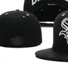 Branda quente da marca Hot Chicago Baseball Caps Sox CRA La Gorras Bones Casual Outdoor Sports For Men Mulheres Captadores de Tamanho do Design Fechado Completo Caps Caps A3