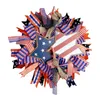 Fleurs décoratives 4ème de juillet guirlande drapeau américain Memorial Day quatrième porte