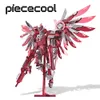 Rompecabezas 3D Piececool 3D Puzzle Modelo de metal Thundering Wing Modelo Kits de construcción DIY Juguete para adultos Regalo para adolescentes 230508