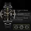 Montres-bracelets Autres articles de sport reloj hombre Mode Hommes Montre en acier inoxydable Calendrier de luxe Quartz Poignet Affaires es pour Homme Horloge montre homme 230506