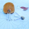 Ensemble de boucles d'oreilles et collier de luxe pour femmes, fait à la main, avec pompon en perles, tendance, bijoux à la mode, en métal doré, en forme de cœur, clou géométrique, 2023