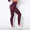 Leggings da donna Rooftrellen 20% Spandex Leggings a rete cava Leggings in maglia senza cuciture da donna Pantaloni a righe a vita alta Leggins fitness push up slim 230508