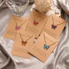 Colares pendentes Kisswife Chapa de colar de borboleta da moda Kisswife para mulheres Golden Colorful Cute
