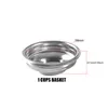 أدوات Breville 58mm BES900/920/980 مرشح القهوة قاع قاع مجردة Portafilter استبدال الفولاذ المقاوم للمرشح الفولاذ المقهى