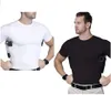 Herren T-Shirts Taktisches T-Shirt Kurzarmhemden Sommer Jagd Sing Muti-Taschen Unterhemd Pistolenhalfter Unsichtbarer O-Ausschnitt Slim Tees 5XL 230508