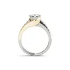 Кольцо-пасьянс, 1 круглый бриллиант, обручальное кольцо, серебро 925 пробы, кольцо для женщин, ювелирные изделия на годовщину свадьбы 230508