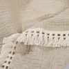 Koce Zakochanie bawełnianego muślinu koce do urodzonego mąki do frędzla Odbiorca koc urodzony w pojemniku śpiący kołdra śpiąca okładka łóżka 230508