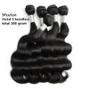 Haar bulks kus body wave menselijke bundels 12 tot 22 inch Indiase extensies 60 g/bundel natuurlijke zwarte kleur dubbele inslag 230508