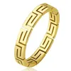 Great Wall Pattern Stainless Steel Band Ring Jewelry for Women Gift