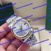 Высококачественные наиболее продаваемые часы 278243 31 -мм серебряный световой циферблат из нержавеющей стали ремешок Женская часы 2813 Автоматические механические наручные часы сапфировые стекло