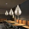 Hängslampor ihåliga snidade järnrestauranger ljuskrona hårdvara silverpläterad bar sovrum utställning hall