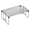 Hooks Practical Cabinet Shelf Strong Bearing Multipurpose Iron Fine Mesh Counter Organizer