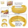 Bracelets de charme Aniid Dubai 24k Bulbões de manguito dourado para mulheres Africanas Bracelete de luxo nigeriano Gold Jewelry Gifts 230508