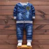 Sets Suits 2023 Fashion Autumn Baby Boys Clothes Set Sport Suit Children Sets Kids Denim For Clothing 1 3 4 Year 230508