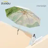 Parasol Parasol Suncreen Parasol Sun Mini UV Ochrona wiatrakowa mocne słońce Ombrello Pioggia Household Goods xf 230508