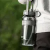 Nuova bottiglia d'acqua da 2 litri per uomo ragazza palestra arrampicata bicicletta sport bottiglia per bevande all'aperto bollitore bottiglie d'acqua in plastica di grande capacità