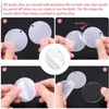 Klasynie Smycze 1 Zestaw akrylowy Clear Circle Blanki Biegułki Biegułki Zestaw Acryl Circle Circle Bringring Pierścienie Skok do biżuterii DIY Bieciki 230506