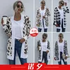 Kvinnors stickor Tees Women Sweaters Cardigan 2023 Fashion Style Europe Tie-Dyed Christmas Leopard Print Sticking Woman Clothing LX1613