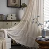 Rideau Crochet Évider Transparent Rideaux Pour Salon Décoration Cortinas La Sala Maison