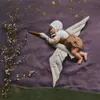 Dekorative Objekte Figuren Hängende Ornamente Plüsch Gefüllte Puppe Leinenstoff Wandbehang Schwan Baby Beruhigendes Kissen Schlafzimmer Kinderzimmer Dekoration 230508