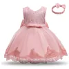 Robes de fille née robe de bébé fille robes de soirée pour les filles 1 an anniversaire robe de princesse dentelle robe de baptême bébé vêtements blanc baptême 230508