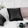 Poduszki Okładki okładki na kanapę sofę czarne colver dekoracja domowa barwnik miękki Chenille 45 45 cm żywy koral