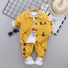 Sets Anzüge Herbst Kinder Kleidung Baby Jungen Jacke Anzug T-Shirt Hosen 3 Stücke Sets Frühling Kinder Säuglingskleidung Kleinkind Sportbekleidung 0 4 Jahre 230508